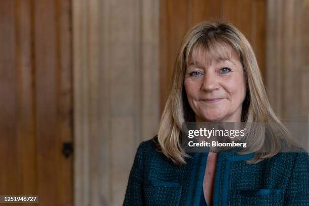 Kay Swinburne, vice chair of financial services at KPMG UK, at the IFGS 2023 summit at the Guildhall in London, UK, on Tuesday, April 18, 2023....