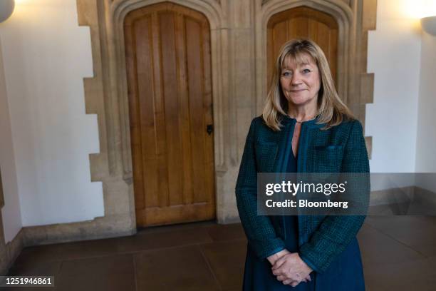 Kay Swinburne, vice chair of financial services at KPMG UK, at the IFGS 2023 summit at the Guildhall in London, UK, on Tuesday, April 18, 2023....