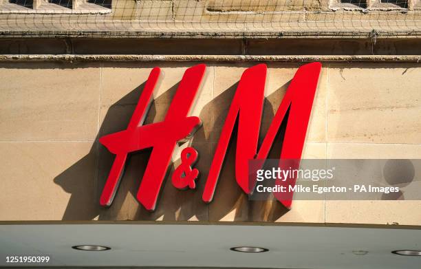 General view of a H&M store on in Sheffield, UK. Picture date: Tuesday April 18, 2023.