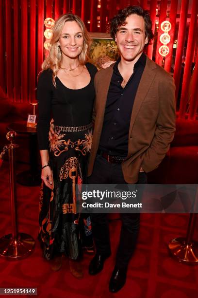 Jemma Powell and Jack Savoretti attend an event for African conservation charity, Tusk, raising funds for the charity's LEWA Safari Marathon at...