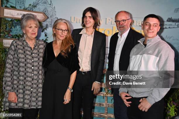 Dame Penelope Wilton, Rachel Joyce, Earl Cave, Jim Broadbent and Daniel Frogson attend a Gala Screening of "The Unlikely Pilgrimage of Harold Fry" at...