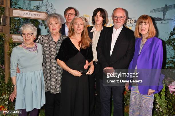 Marilyn Milgrom, Dame Penelope Wilton, Kevin Loader, Rachel Joyce, Earl Cave, Jim Broadbent and Juliet Dowling attend a Gala Screening of "The...