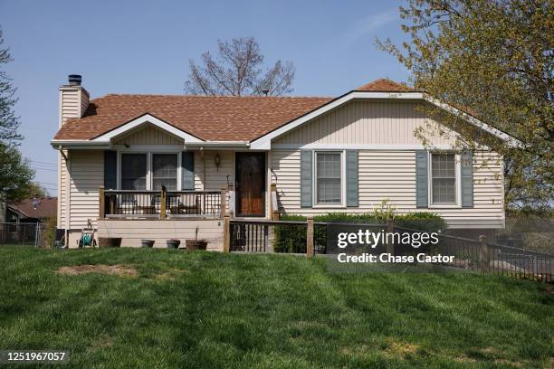 The home of Andrew Lester, the 84-year-old white homeowner accused of shooting Black teen Ralph Yarl, is shown April 18, 2023 in Kansas City,...