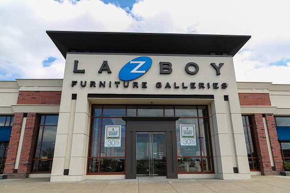 An exterior view of the Lazboy Furniture Galleries store at...