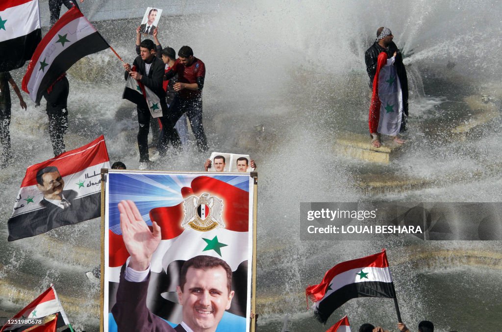 TOPSHOT-SYRIA-POLITICS-UNREST