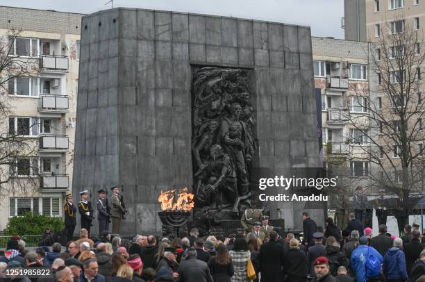 The 80th anniversary of the Warsaw Ghetto Uprising, on April 19 in Warsaw, Poland. The Warsaw Ghetto Uprising was a Jewish resistance movement...