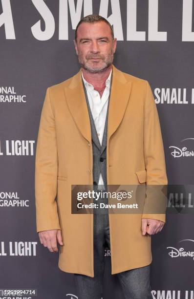 Liev Schreiber attends the UK Premiere of National Geographic's 'A Small Light' at Odeon Luxe Leicester Square on April 19, 2023 in London, England....