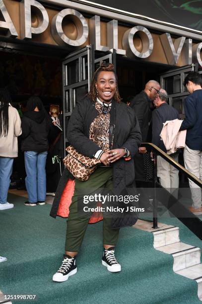 Chizzy Akudolu attends the "Wicked" 2023 Media Night at Apollo Victoria Theatre on April 19, 2023 in London, England.
