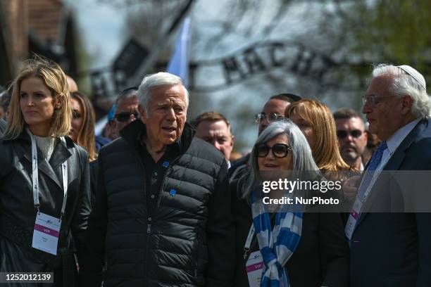 Ahead of the 35th annual 'March of the Living' to honor the victims and survivors of the Holocaust, New England Patriots owner Robert Kraft and his...