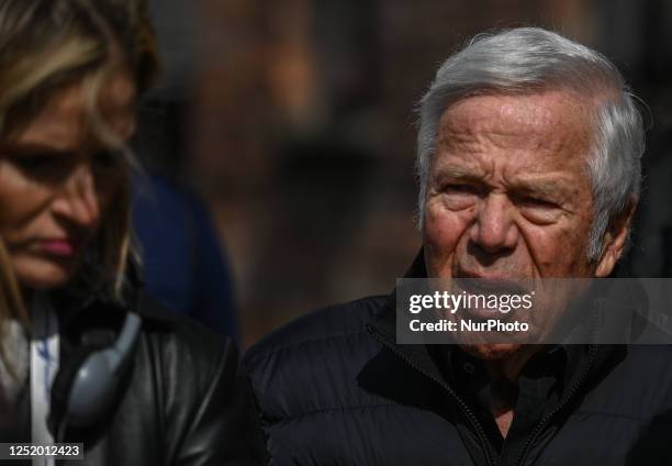 Ahead of the 35th annual 'March of the Living' to honor the victims and survivors of the Holocaust, New England Patriots owner Robert Kraft and his...