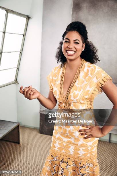 Jazz Smollett of TV One's 'Living By Design With Jake and Jazz' pose for a portrait during the 2019 Winter TCA at The Langham Huntington on February...