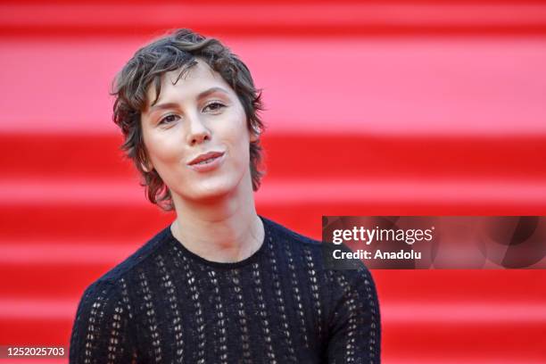 Actress Irina Gorbacheva attends the red carpet ceremony at the opening of the 45th Moscow International Film Festival in Moscow, Russia on April 20,...