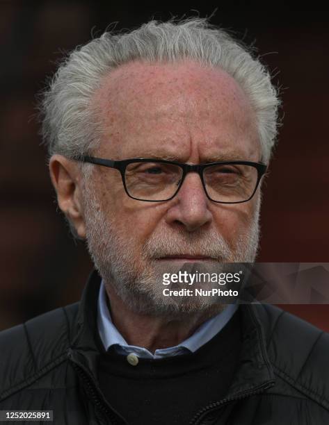 Wolf Blitzer, an American journalist, CNN television news anchor, is seen during the 35th annual 'March of the Living' between Auschwitz and Birkenau...
