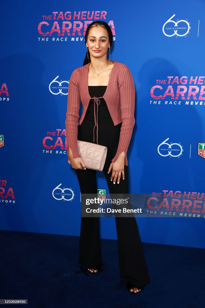 Syeeed Safiyyah Syeed arrives at the TAG Heuer Carrera 60th Anniversary ...