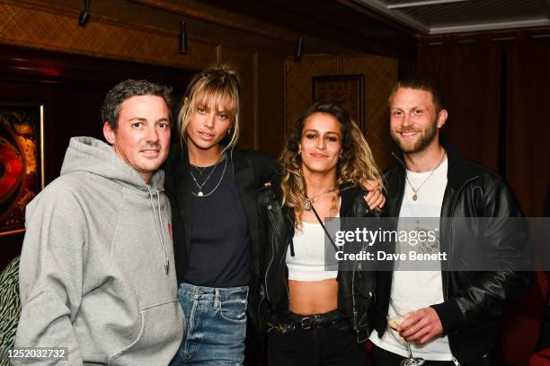 Dave Gardner, Jessica Clarke and Alice Dellal and guest attend Project Melody Music presented by The House Of KOKO on April 20, 2023 in London,...
