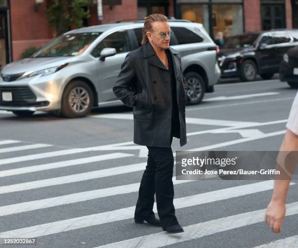 Bono is seen on April 20, 2023 in New York City.