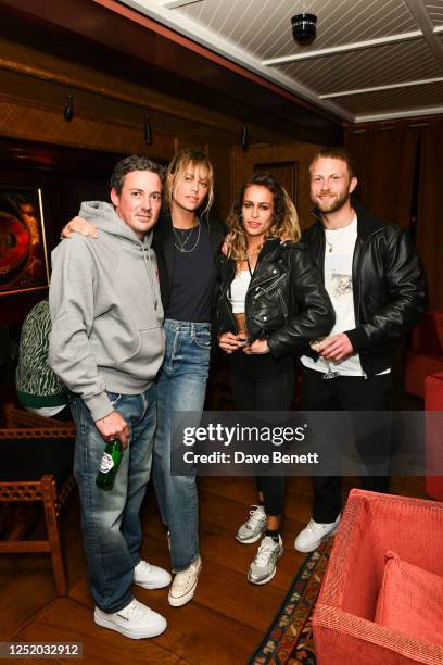 Dave Gardner, Jessica Clarke, Alice Dellal and guest attend Project Melody Music presented by The House Of KOKO on April 20, 2023 in London, England.