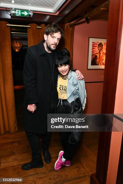 Jamie Reynolds and Akiko Matsuura aka Keex attend Project Melody Music presented by The House Of KOKO on April 20, 2023 in London, England.