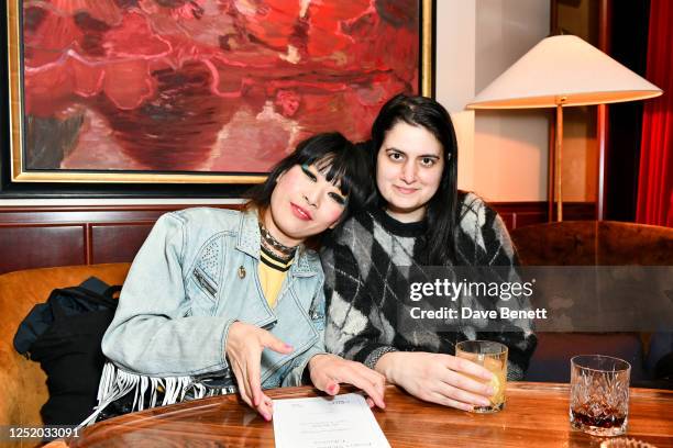 Akiko Matsuura aka Keex and Camille Benett attend Project Melody Music presented by The House Of KOKO on April 20, 2023 in London, England.