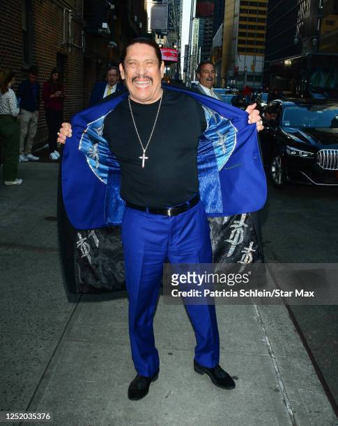 Danny Trejo is seen on April 20, 2023 in New York City.