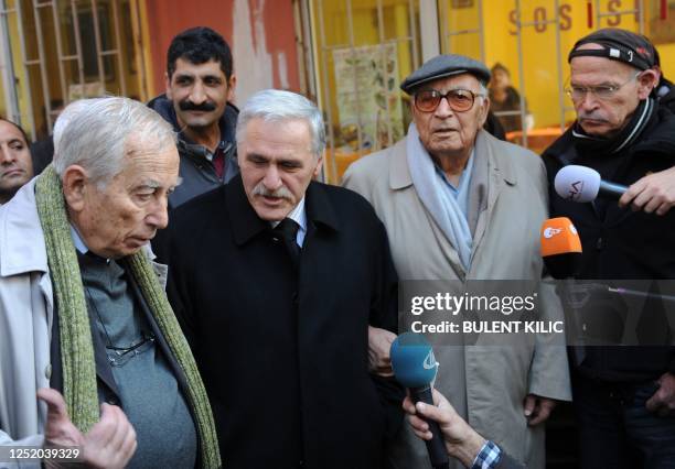Turkish sociologist Pinar Selek's father Alp Selek, the leader of DISK Union Suleyman Celebi, Turkish author Yasar Kemal and German author Gunter...