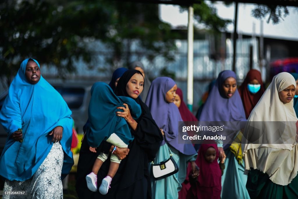 Muslims gather to perform prayer of Eid alFitr that marks end of the Muslims gather to perform prayer of Eid alFitr that marks end of the