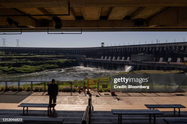 The Itaipu hydroelectric dam in Foz do Iguacu, Brazil, on Thursday, April 20, 2023. In a stark contrast from two years ago, when a historic drought...