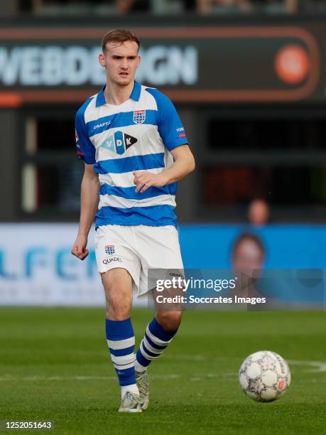 Thomas Beelen of PEC Zwolle during the Dutch Keuken Kampioen Divisie match between Almere City v PEC Zwolle at the Yanmar Stadium on April 21, 2023...