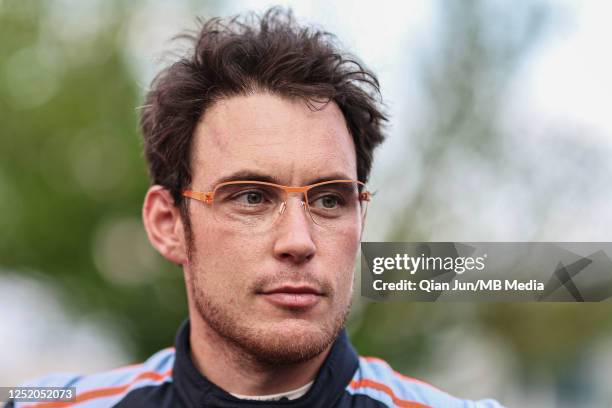 Thierry Neuville of Belgium and Hyundai Shell Mobis World Rally Team during Day Two of the FIA World Rally Championship Croatia on March 21, 2023 in...