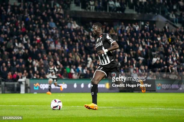 Ibrahima NIANE of Angers SCO during the Ligue 1 Uber Eats match between Angers and Paris on April 21, 2023 in Angers, France.