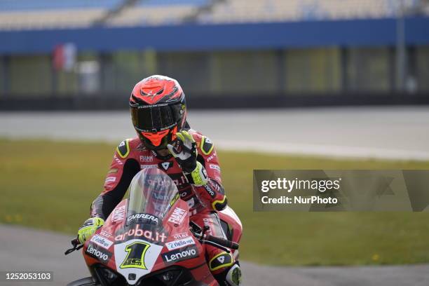 Alvaro Bautista ESP Ducati Panigale V4R ARUBA.IT Racing -Ducati during the World SuperBike - SBK Pirelli Dutch Round FIM Superbike World Championship...