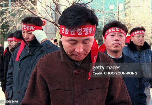 Korean Laborers 47 Imf Protest South Korea Stock Photos, High-Res Pictures, and Images ...