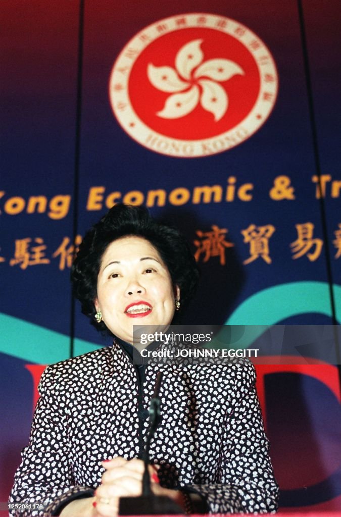 Mrs. Hong Chief Secretary for the Administration of Hong Kong, Mrs Anson Chan ...