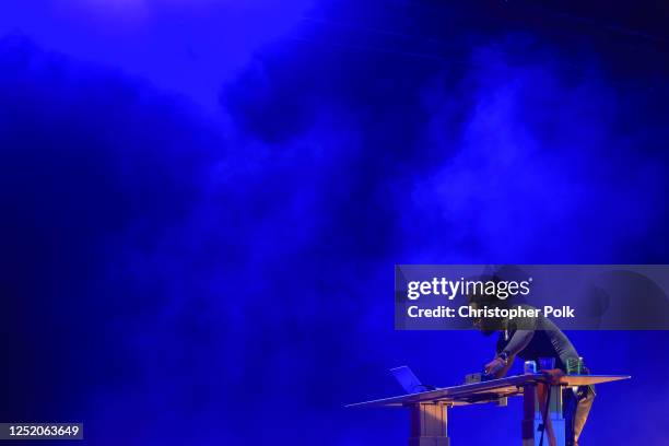 Kaytranada performs onstage at the 2023 Coachella Valley Music & Arts Festival on April 21, 2023 in Indio, California.