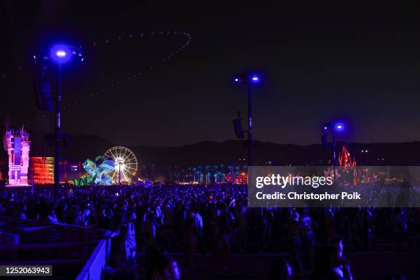 Atmosphere at the 2023 Coachella Valley Music & Arts Festival on April 21, 2023 in Indio, California.