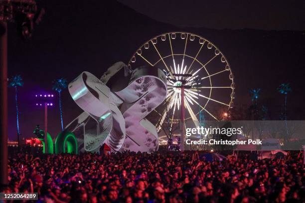 Holoflex at the 2023 Coachella Valley Music & Arts Festival on April 21, 2023 in Indio, California.