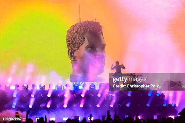 Kaytranada performs onstage at the 2023 Coachella Valley Music & Arts Festival on April 21, 2023 in Indio, California.