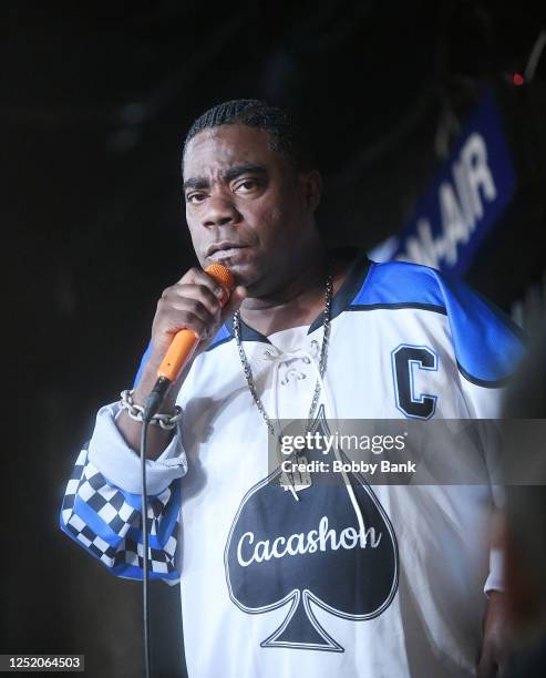 Tracy Morgan performs at The Stress Factory Comedy Club on April 21, 2023 in New Brunswick, New Jersey.