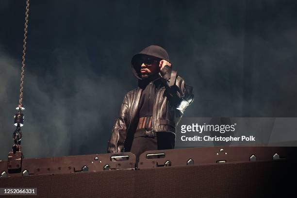 Bad Bunny performs onstage at the 2023 Coachella Valley Music & Arts Festival on April 21, 2023 in Indio, California.