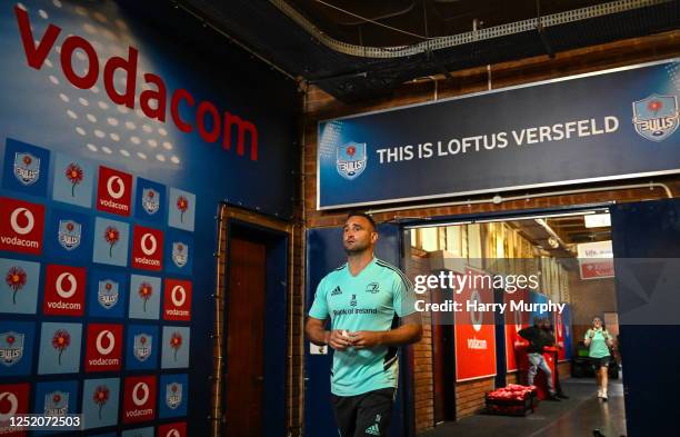 Pretoria , South Africa - 22 April 2023; Dave Kearney of Leinster arrives before the United Rugby Championship match between Vodacom Bulls and...