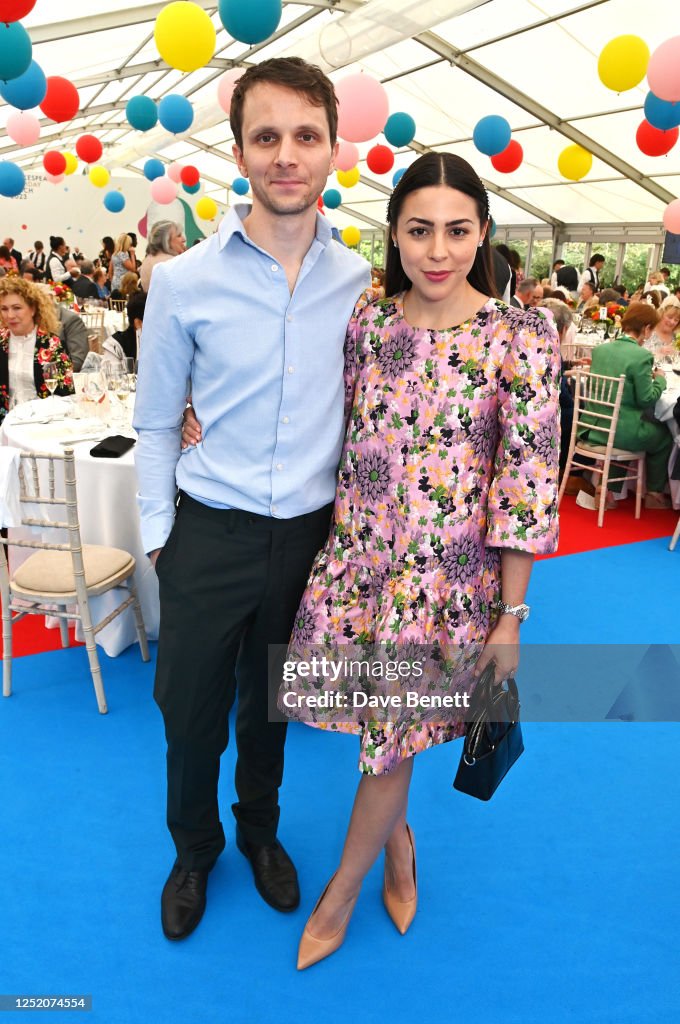 Mark Quartley And Sophie Khan Levy Attend The Shakespeare Birthday mark-quartley-and-sophie-khan-levy-attend-the-shakespeare-birthday