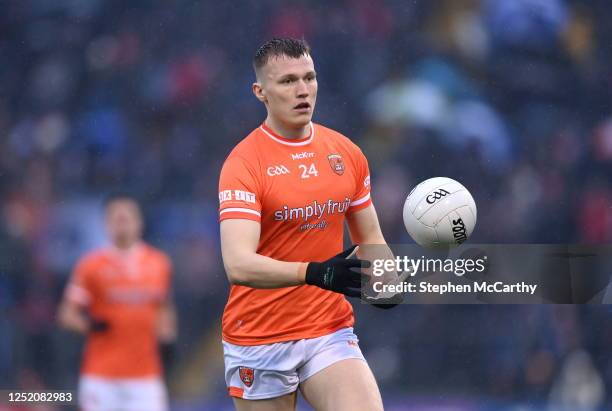 Cavan , Ireland - 22 April 2023; Rian O'Neill of Armagh during the Ulster GAA Football Senior Championship quarter-final match between Cavan and...