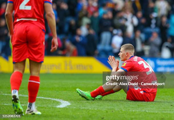 Blackburn Rovers' Adam Wharton looks dejected after the final whistle of the Sky Bet Championship between Preston North End and Blackburn Rovers at...