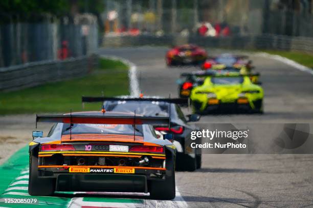 The Boutsen VDS Audi R8 LMS GT3 EVO II of Andrea COLA, Cesar GAZEAU and Roee MEYUHAS during the Fanatec GT World Challenge Europe Practice sessions...