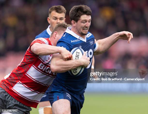 Sale Sharks' Ben Curry in action during the Gallagher Premiership Rugby match between Gloucester Rugby and Sale Sharks at Kingsholm Stadium on April...