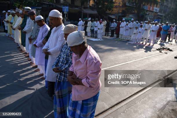 Muslim community people of Kolkata offer special prayers on the occasion of Eid-Ul-Fitr. Eid-Ul-Fitr is a Muslim festival of happiness celebrated all...
