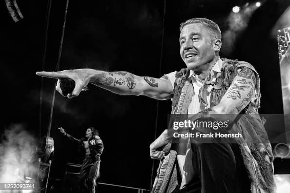 Mcomore Rapper American rapper Macklemore performs live on stage during a concert at ...