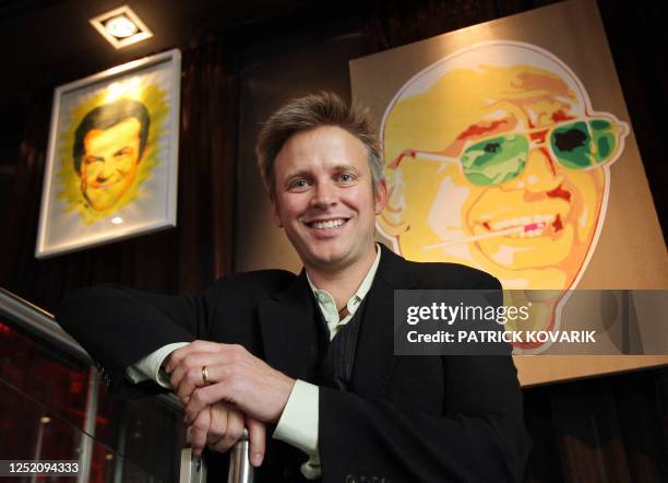 Second Life' virtual world founder Philip Rosedale poses on April 25, 2008 in Paris. 'Second Life' creator Linden Lab has named Mark Kingdon chief...