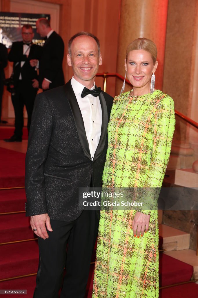 Sylvia Ringer Marcus Wadsak and Sylvia Saringer during the 34th Romy Award at ...