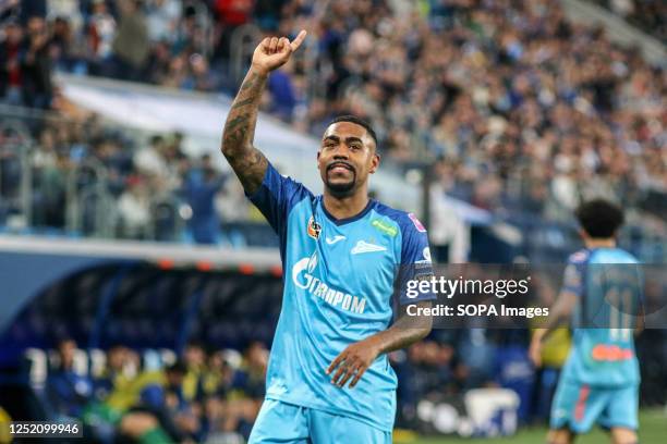 Malcom Filipe Silva de Oliveira, commonly known as Malcom of Zenit seen during the Russian Premier League football match between Zenit Saint...